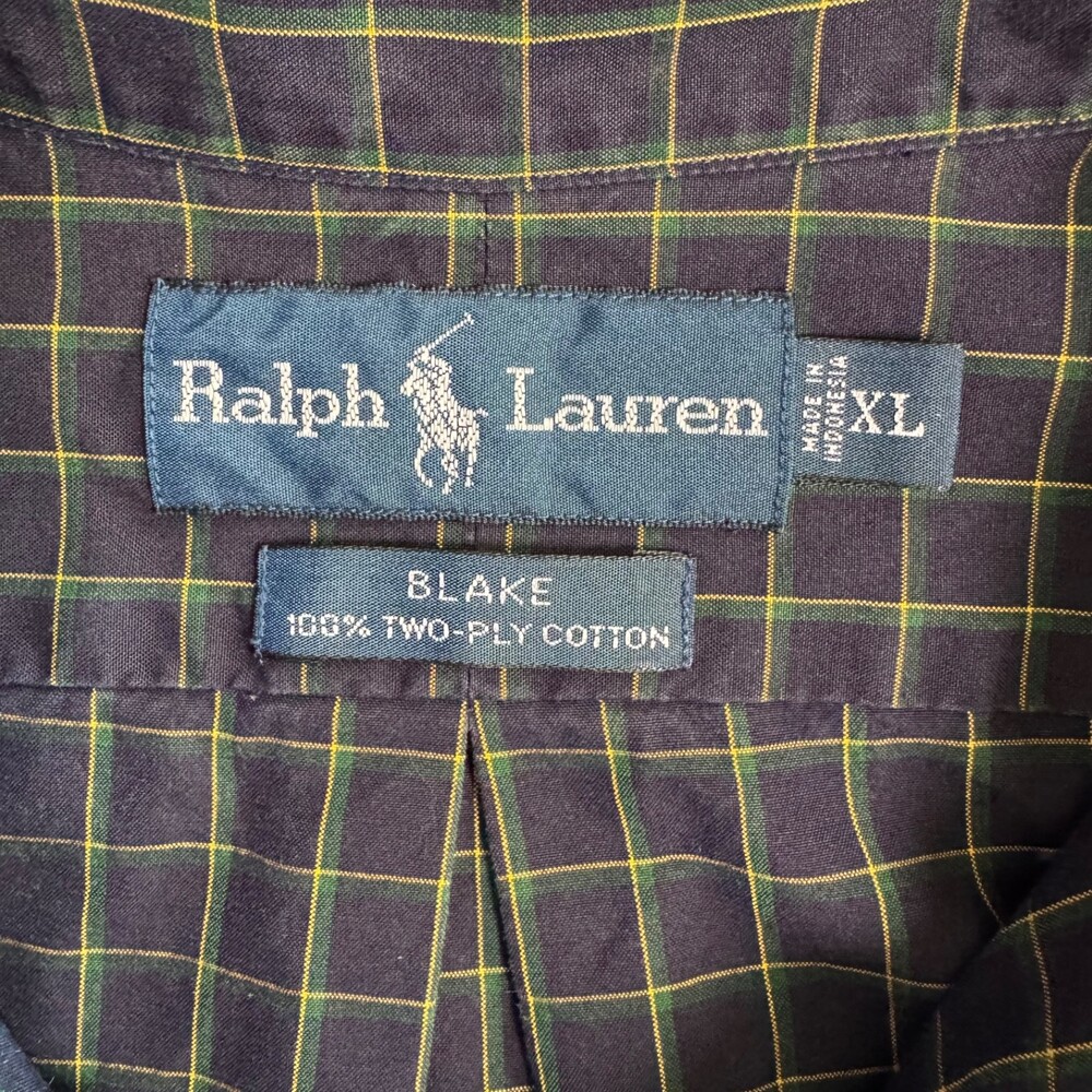 Vintage Polo Ralph Lauren Blake Button Down XL TALK tag Old Money Grandpa-core - Picture 4 of 11